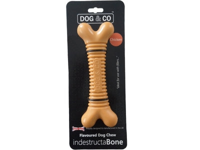 6.5" Dental Chew Bone Toy Chicken Flavour